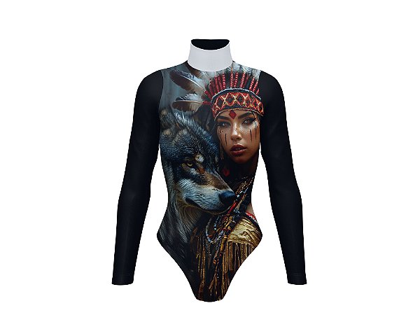 Body Manga Longa Country Cowgirl India