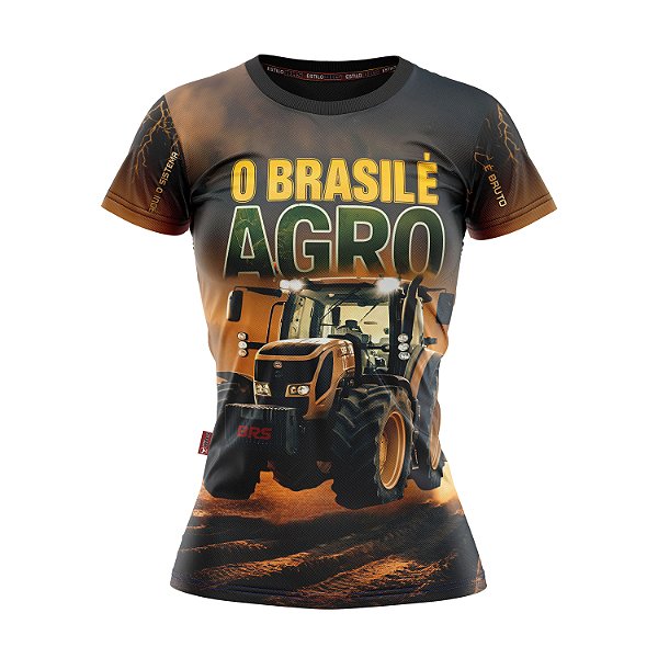 Baby Look Moda Country Cowgirl Brasil é Agro