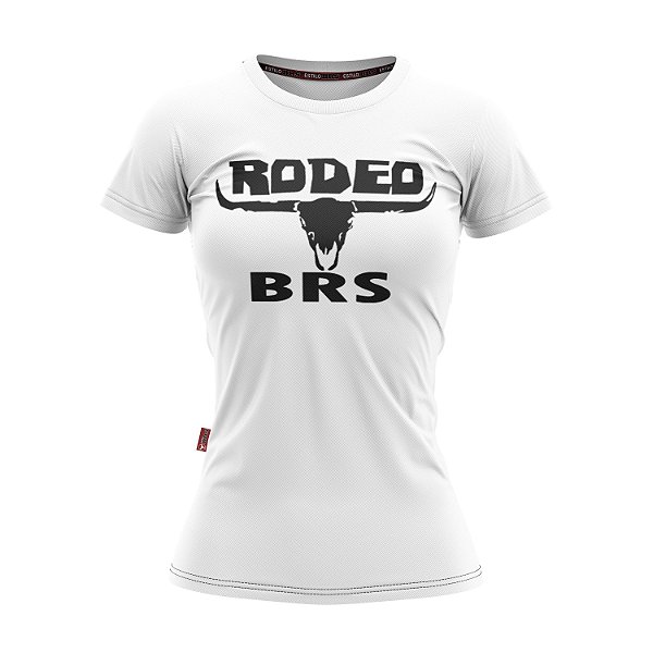 Camiseta Baby Look Feminina Cowgirl Country Rodeo BRS