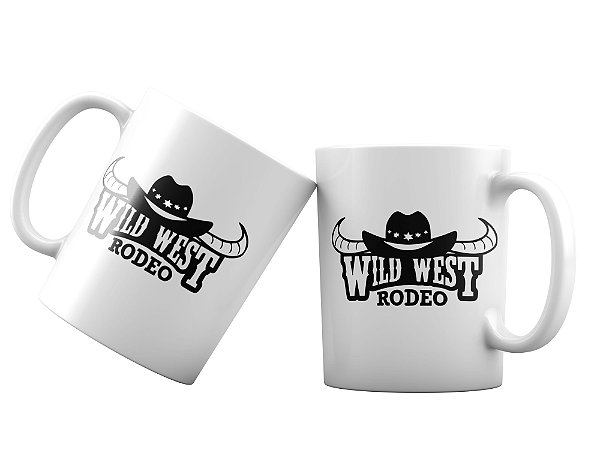 Caneca Country Wild West Rodeo