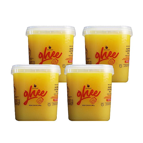 Kit 4 Manteiga Ghee tradicional - 800g cada