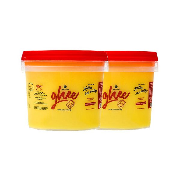 Kit 2 Manteigas Ghee Food Service (2 Balde 2kg)