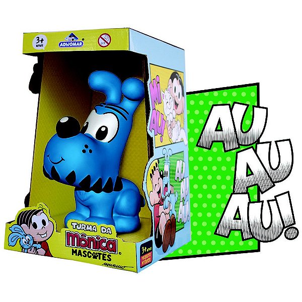 Mascote Bidu - Turma da Mônica |Oficial 12cm | Colecionador
