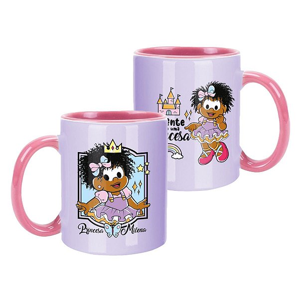 Caneca Turma da Mônica 300ml Milena Princesa