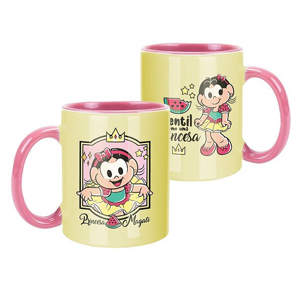 Caneca Turma da Mônica 300ml Magali Princesa