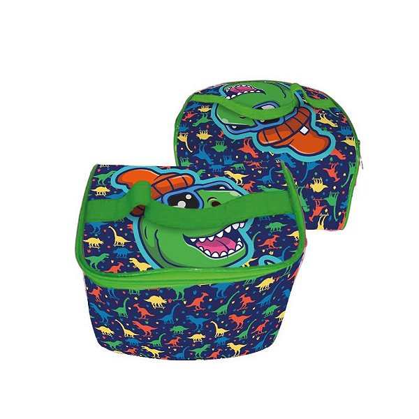 Bolsa Térmica Lancheira Dino Roar