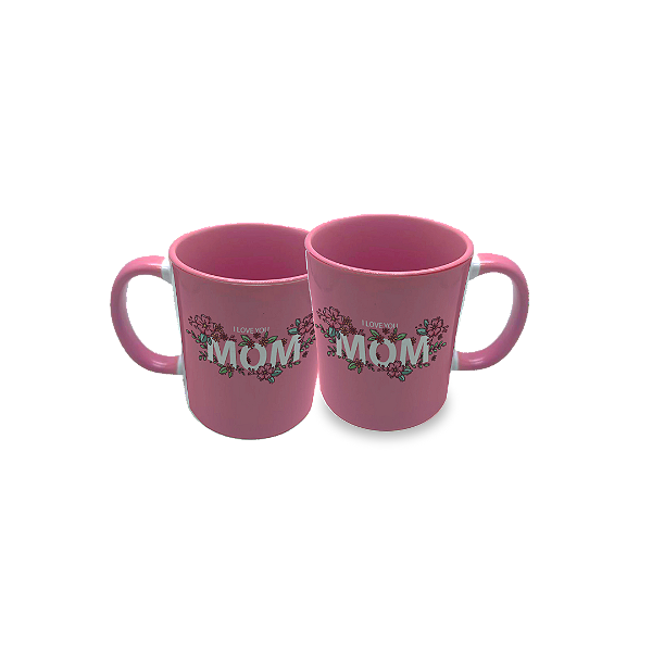 Caneca Porcelana 300ml Mom Kathavento