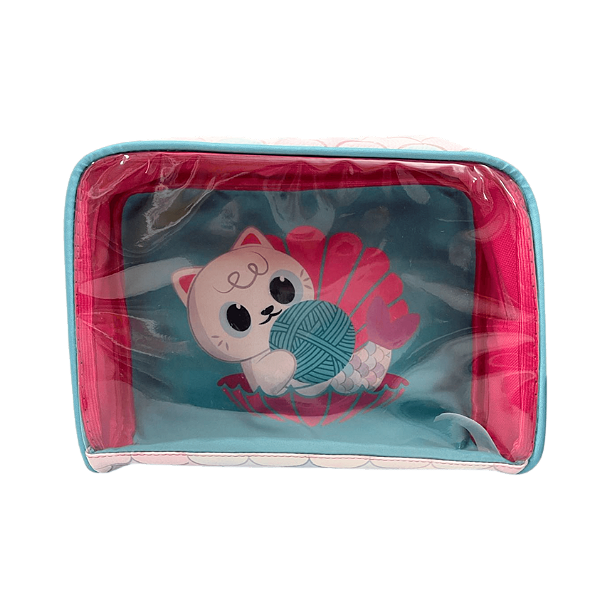 Necessaire Média Corvin com Visor Gatinha Sereia