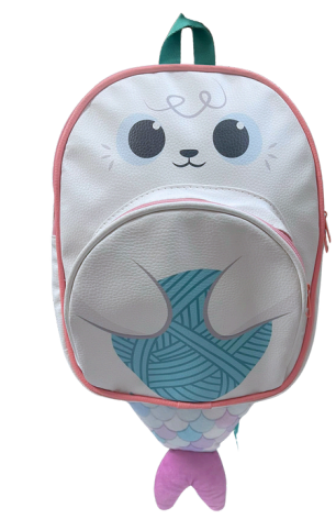 Mochila Pequena Courvin Gatinha Sereia