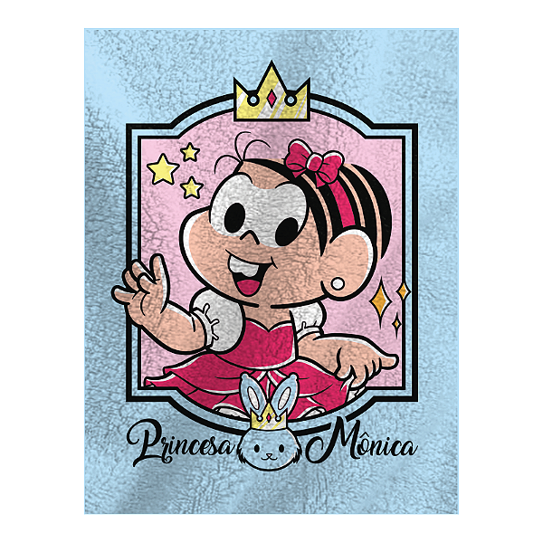 Manta Mônica Princesa Turma da Mônica | Oficial e Macia