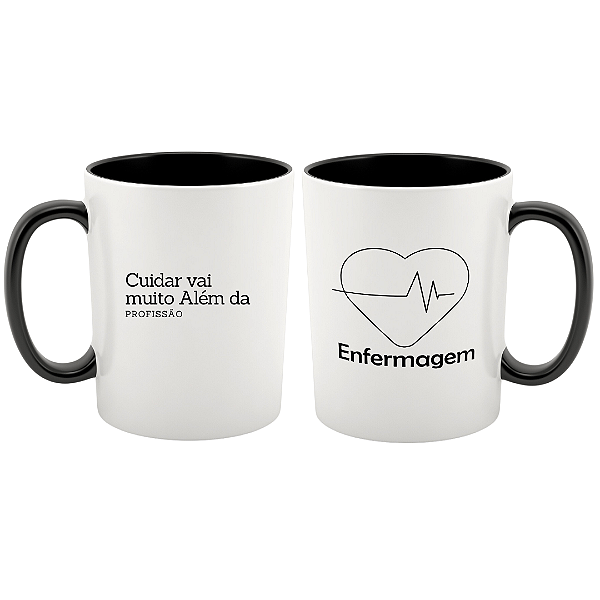 Caneca Personalizada Enfermagem Com Nome
