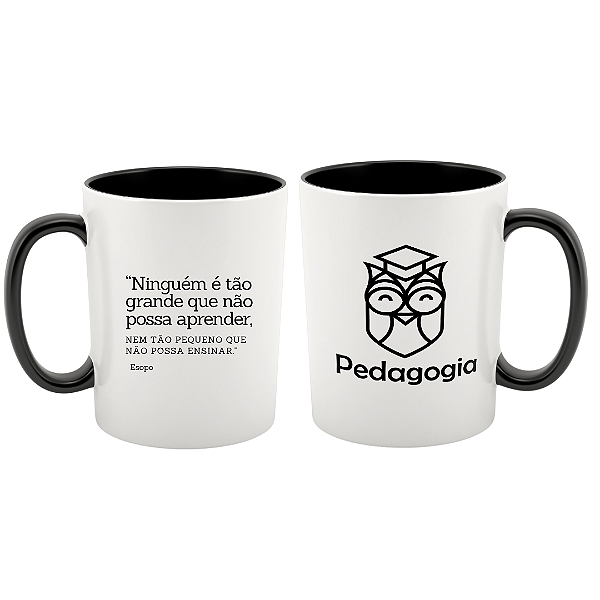 Caneca Personalizada Pedagogia Com Nome - Presente Especial