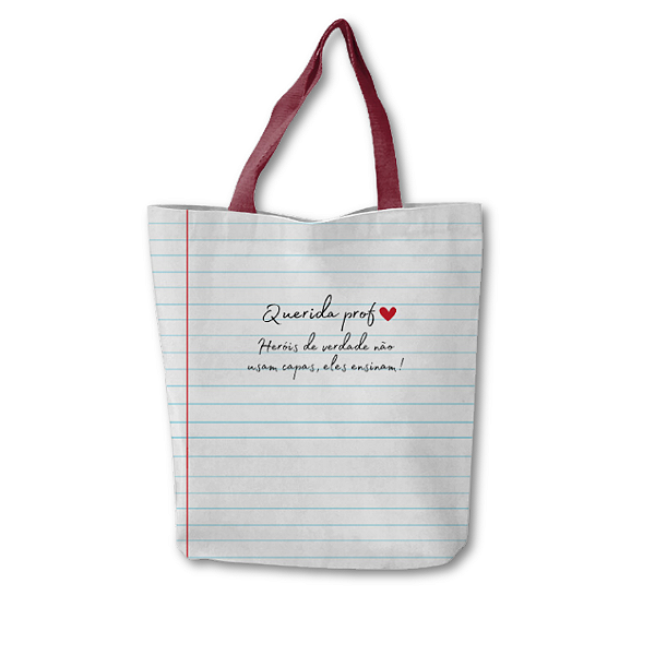 Bolsa Sacola Courvin Querida Prof.