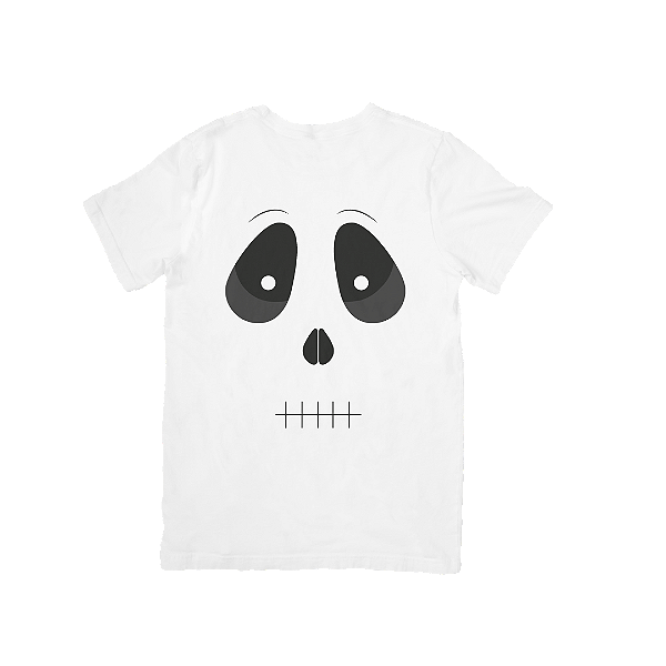 Camiseta Infantil de Algodão Halloween Boo