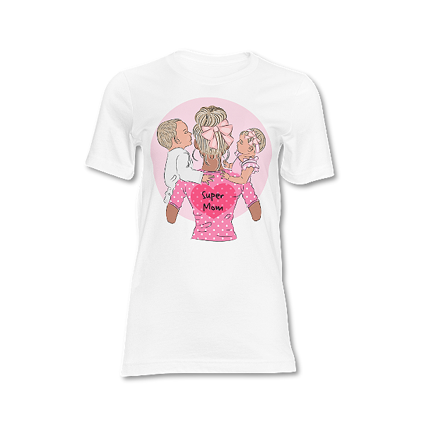 Camiseta Preta Mom Kathavento