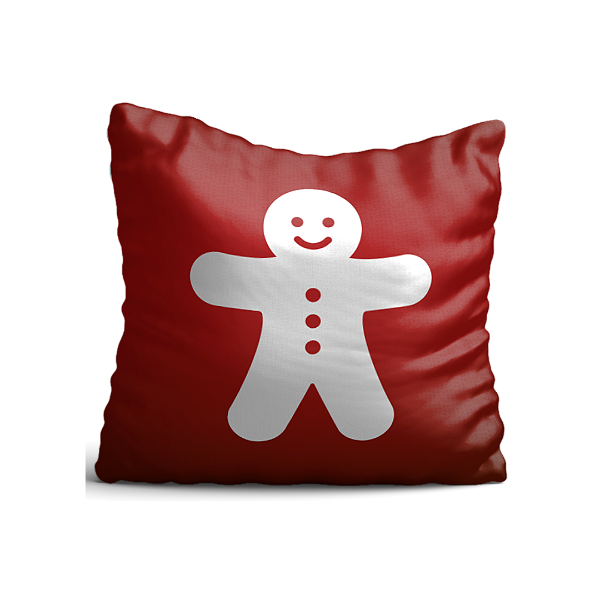 Almofada de Natal de  Bolacha de Gengibre  35x35