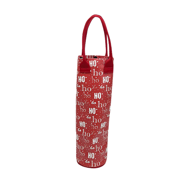Bag Vinho Presenteavel Vermelha HoHoHo