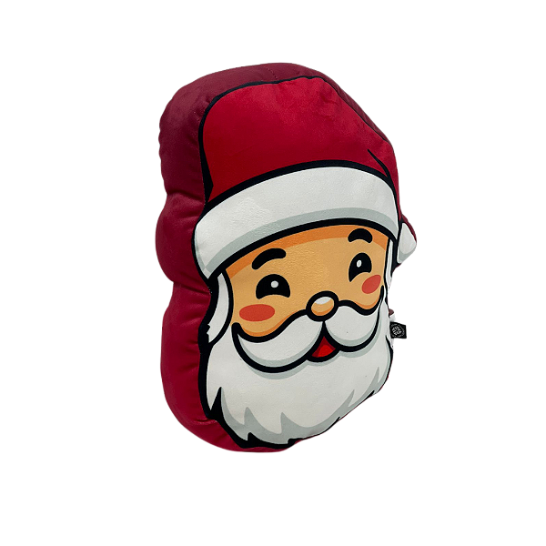 Almofada Formato Rosto Papai Noel Presente Natal
