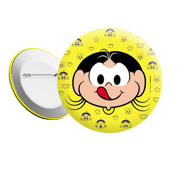 Button Infantil Magali Monimoji - Turma da Mônica