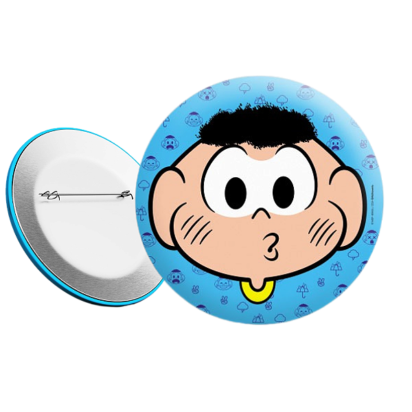 Button Presente Cascão Monimoji - Turma da Mônica