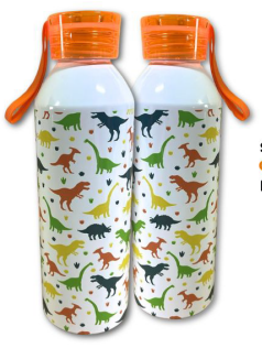 Garrafa de Aluminio 650ml Dino Skate
