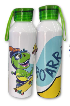 Garrafa de Alumínio 650ml Dino Roar