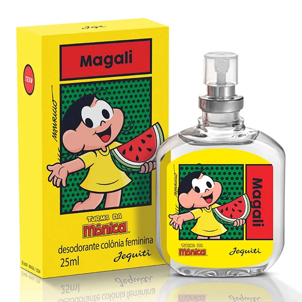 Desodorante Colônia Magali Jequiti 25ml - Turma da Mônica | Perfume Infantil