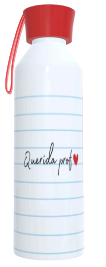 Garrafa de Aluminio 650ml Querida Prof.
