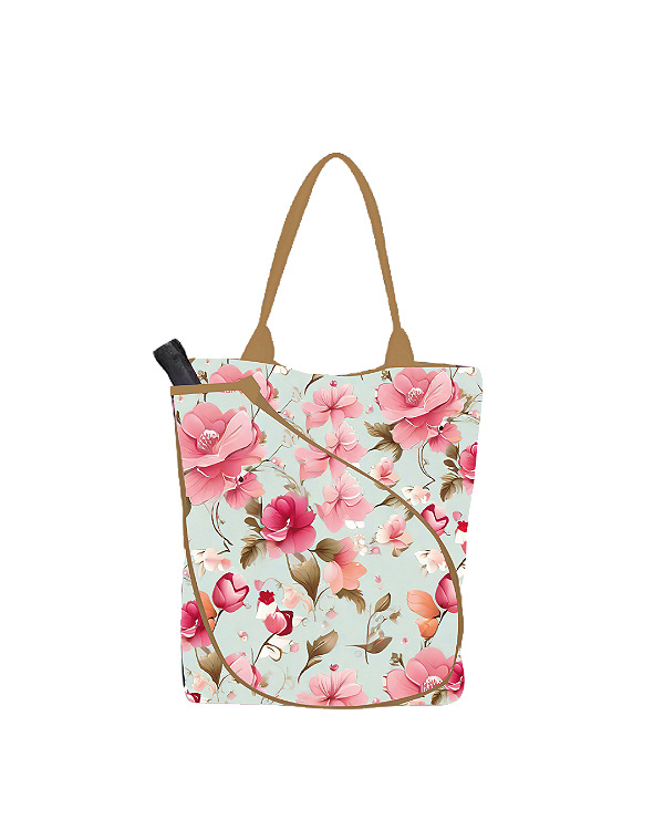 Bolsa Sacola Esportiva Flores Rosas