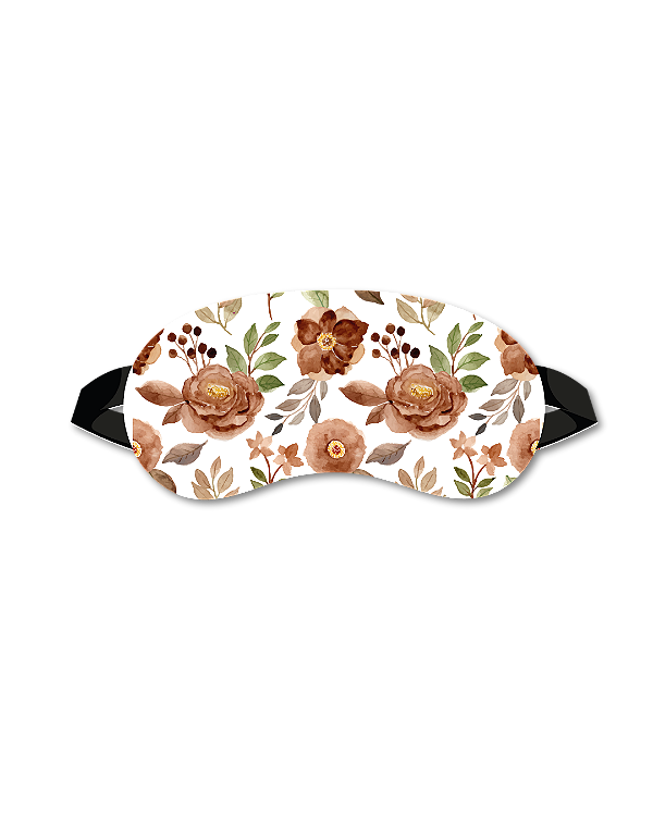 Tapa Olho Floral Mocha