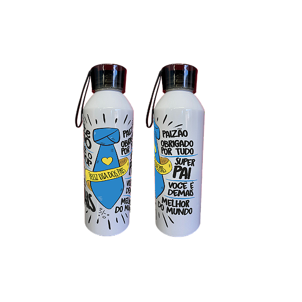 Garrafa de Aluminio 650ml - Paizão