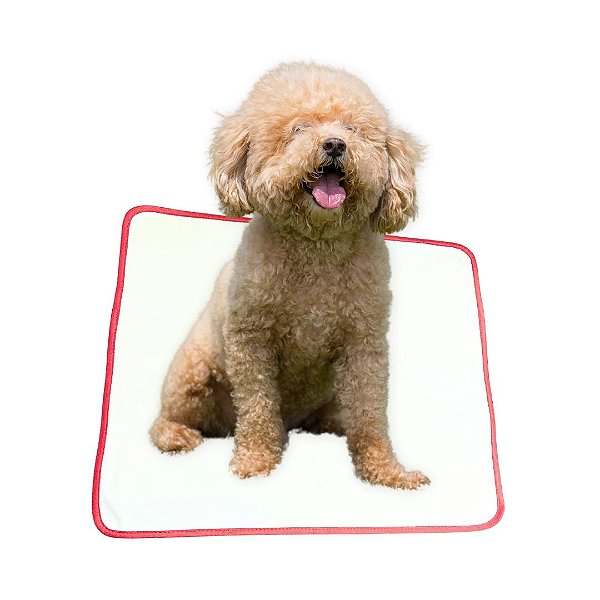 Tapete Higiênico Lavável Para Pet - Conforto e Praticidade Tamanho / Cor:Vermelho P
