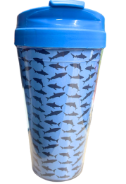 Copo Bucks Acrilico Tubarões 470ml