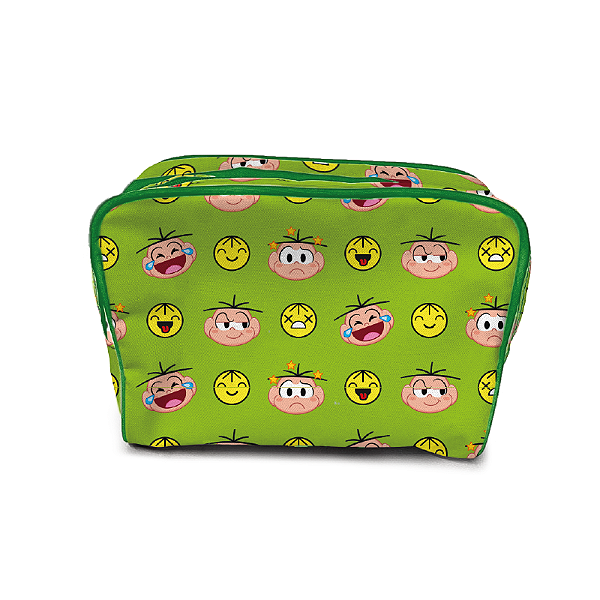 Necessaire Retangular Cebolinha Monimoji - Turma da Mônica
