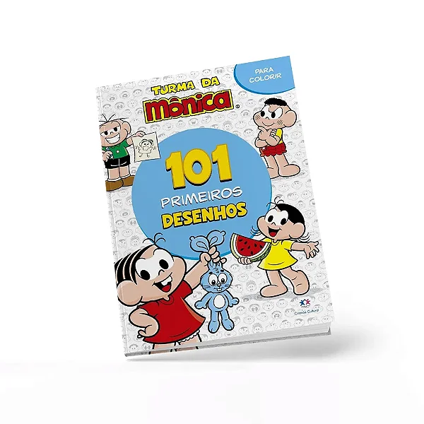 Livro 101 Primeiros Desenhos – Turma da Mônica | Atividades para Colorir e Estimular a Criatividade
