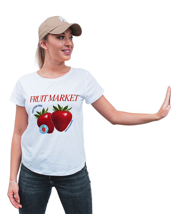Camiseta Branca - Fruit Market