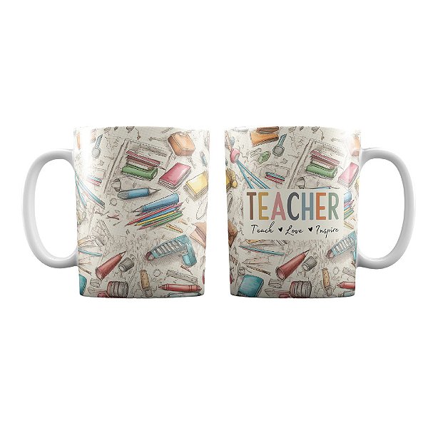 Caneca Dia Dos Professores - Personalizada Com Nome E Estilo