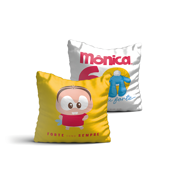 Almofada 30x30 Mônica Toy 60 Anos - Turma da Mônica