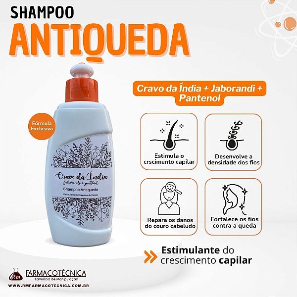 Shampoo Antiqueda - RM Farmacotécnica®