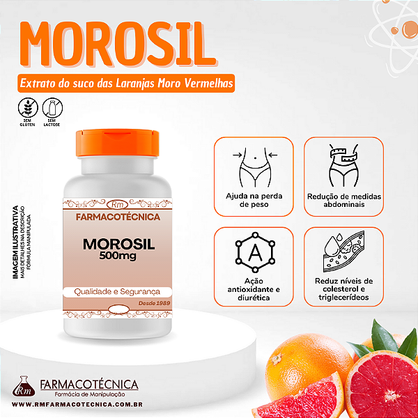 Morosil 500mg - RM Farmacotécnica® (Cápsulas)