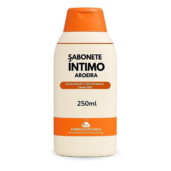 Sabonete Íntimo de Aroeira 250ml - RM Farmacotécnica®