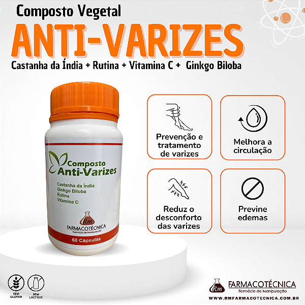 Composto Anti-Varizes - RM Farmacotécnica® (Cápsulas)