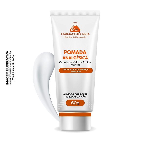 Pomada Analgésica Canela de velho - RM Farmacotécnica®