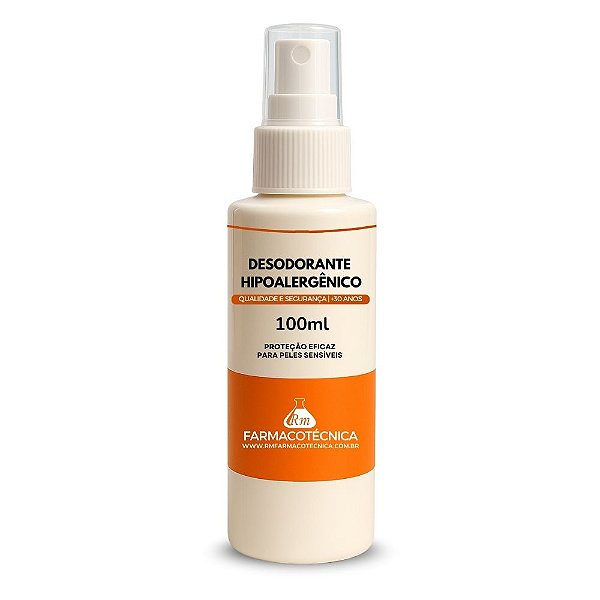 Desodorante Hipoalergênico 100ml - RM Farmacotécnica®