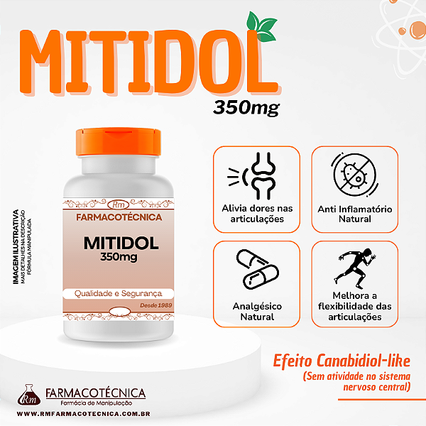 Mitidol® 350mg - RM Farmacotécnica (Cápsulas)