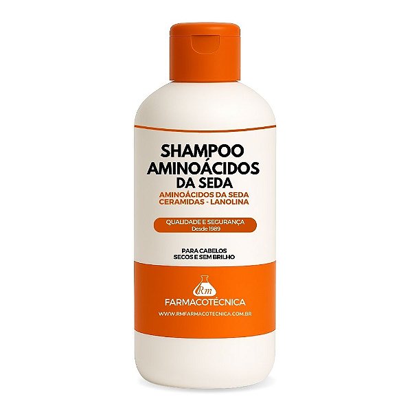 Shampoo Aminoácidos da Seda - RM Farmacotécnica®