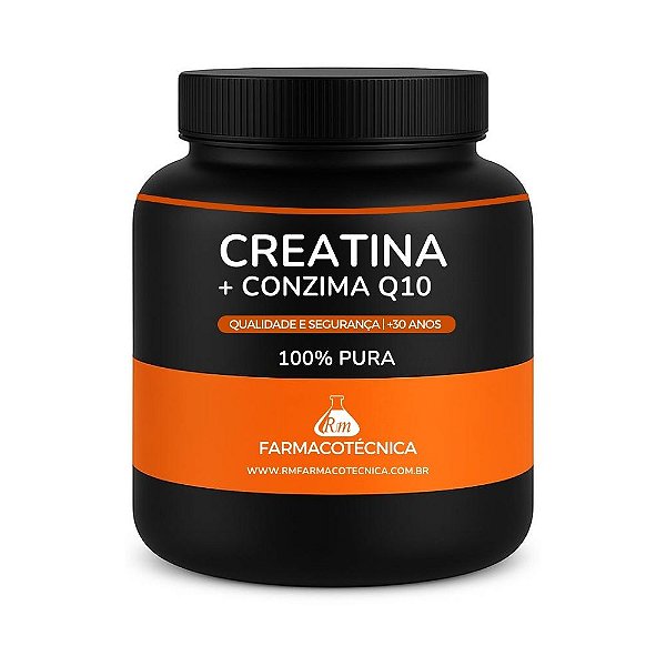 Creatina Monohidratada com Coenzima Q10 - 250g - RM Farmacotécnica®
