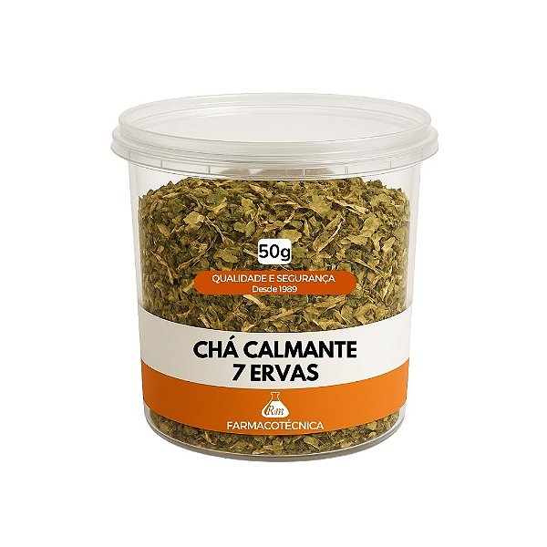 Chá Calmante 7 Ervas  50g - Durma como um anjo! - RM Farmacotécnica®