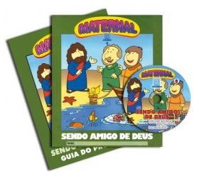SENDO AMIGO DE DEUS GUIA AVULSO PROFESSOR MATERNAL CRISTÃ EVANGÉLICA VOL 6