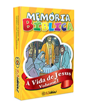 MEMÓRIA BÍBLICA A VIDA DE JESUS CARTÕES TEMAS BÍBLICOS VOL 1 Z3 EDITORA